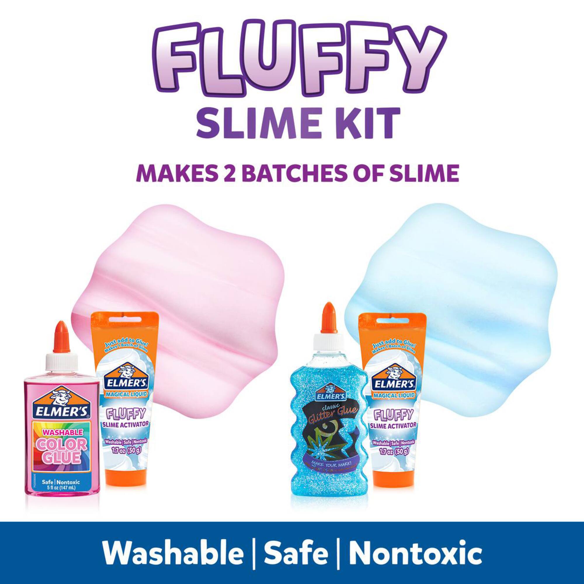 6 Pack: Elmer's® Fluffy Slime Kit